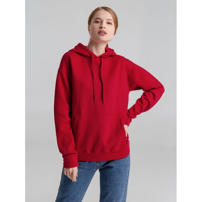 Толстовка с капюшоном Slam 320, бирюзовая, размер XXL