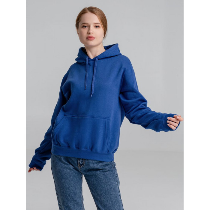 Толстовка с капюшоном Slam 320, ярко-синяя, размер XXL