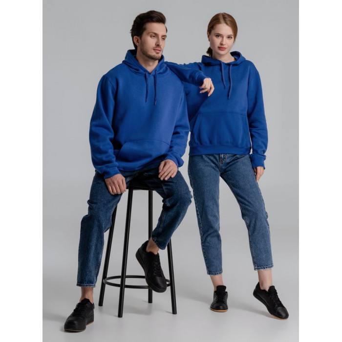 Толстовка с капюшоном Slam 320, ярко-синяя, размер XXL