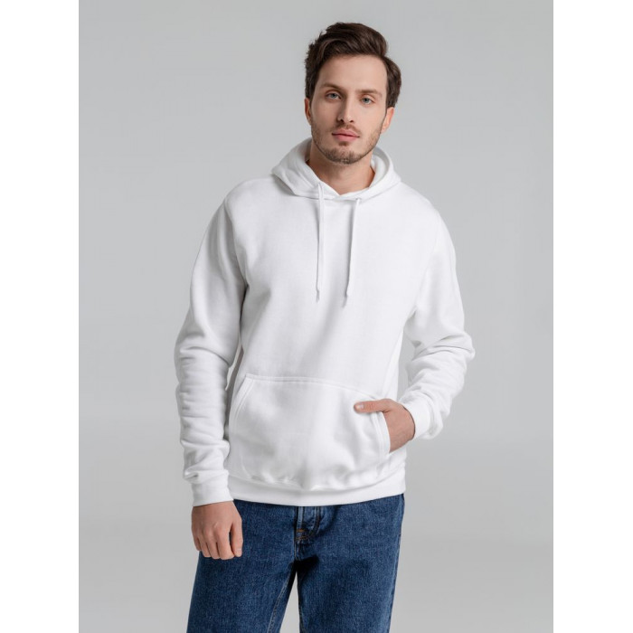 Толстовка с капюшоном Slam 320, белая, размер XXL