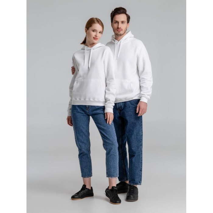 Толстовка с капюшоном Slam 320, белая, размер XXL