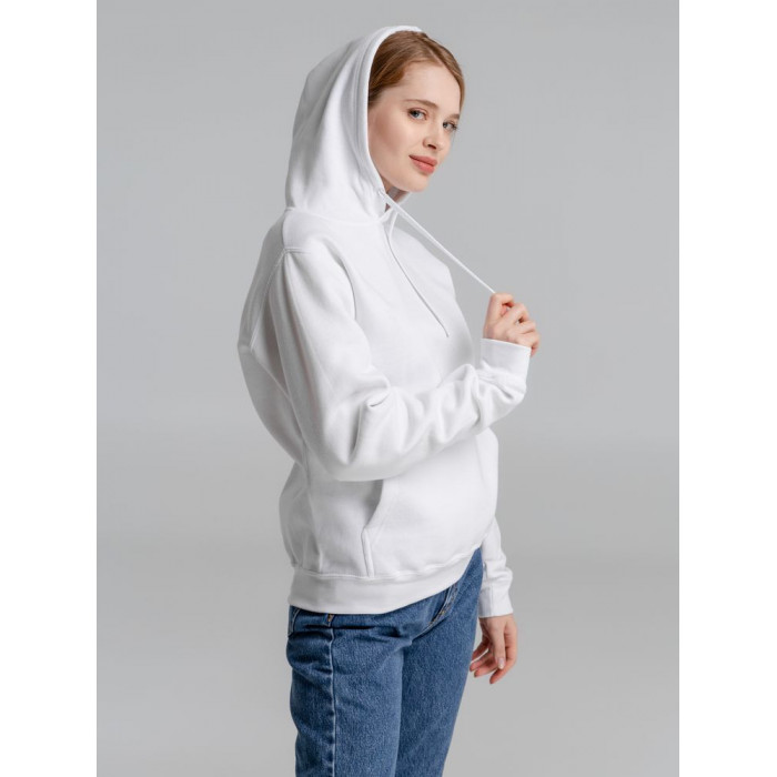 Толстовка с капюшоном Slam 320, белая, размер XXL
