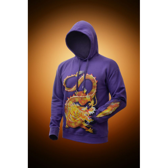 Толстовка с капюшоном Slam 320, фиолетовая, размер XXL