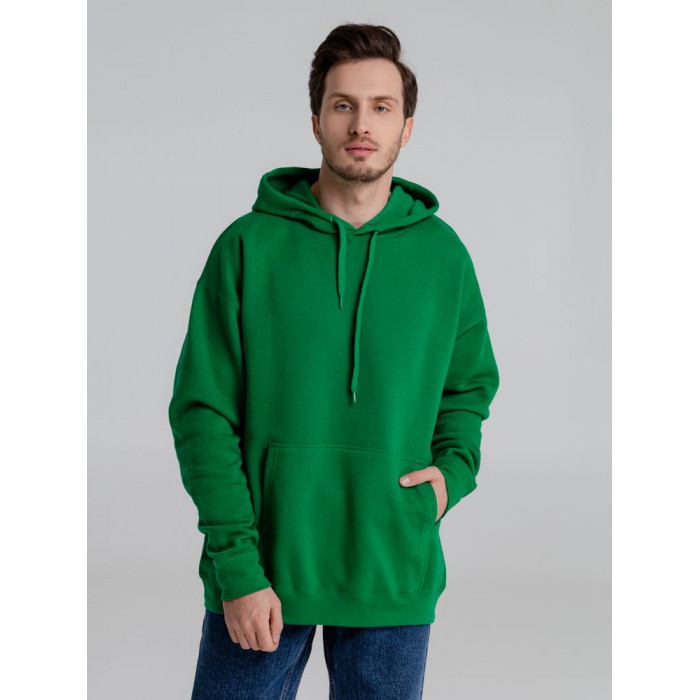 Толстовка с капюшоном Slam 320, ярко-зеленая, размер XS