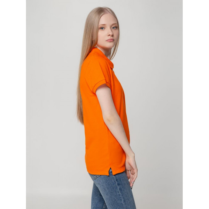 Рубашка поло женская Virma lady, оранжевая, размер XXL
