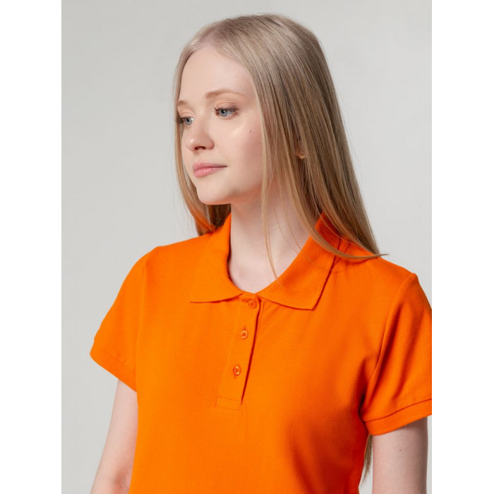 Рубашка поло женская Virma lady, оранжевая, размер XXL
