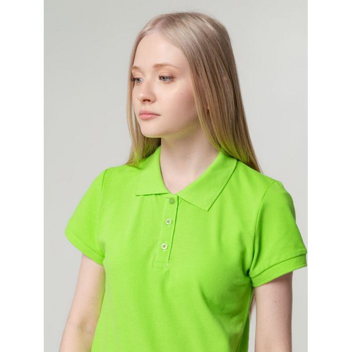 Рубашка поло женская Virma lady, зеленое яблоко, размер XXL