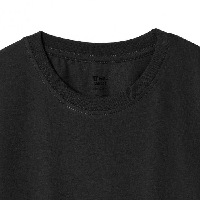 Футболка детская T-Bolka Kids, черная, 14 лет