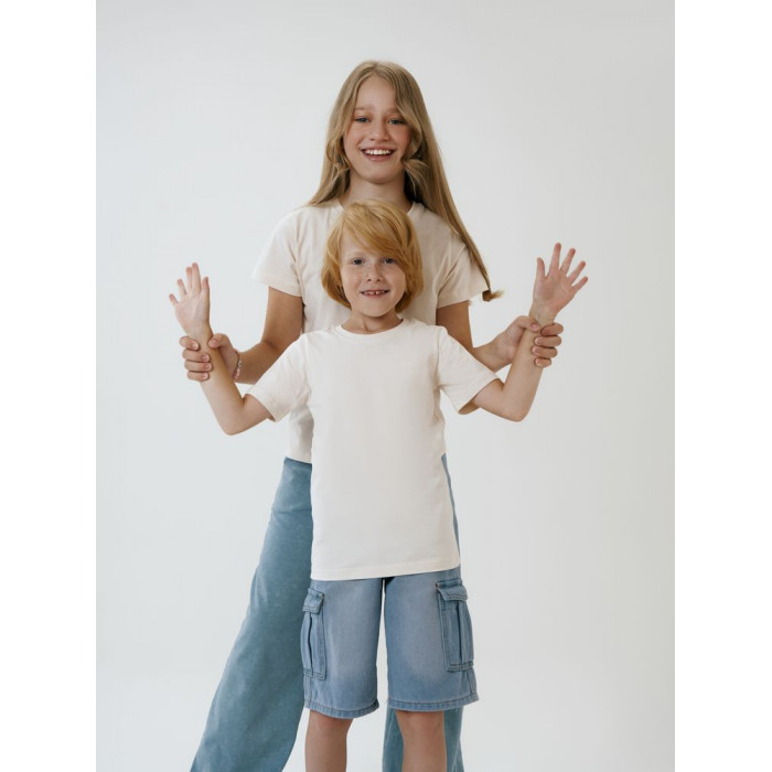 Футболка детская T-Bolka Kids, молочно-белая, 14 лет