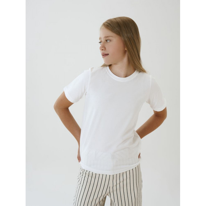 Футболка детская T-Bolka Kids, белая (белоснежная), 14 лет