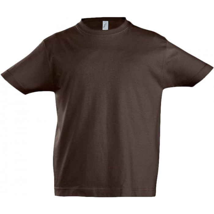 Футболка детская Imperial Kids шоколадно-коричневая, на рост 130-140 см (10 лет)