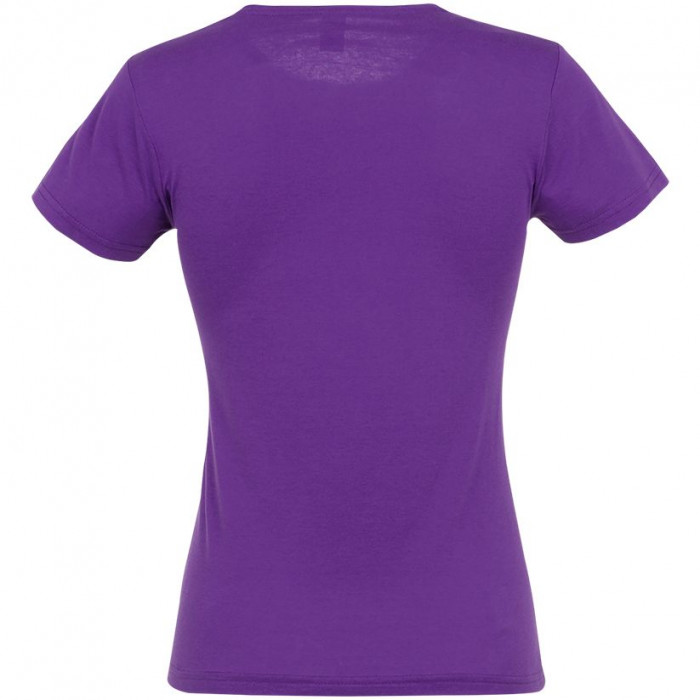 Футболка женская Miss 150 темно-фиолетовая, размер XL