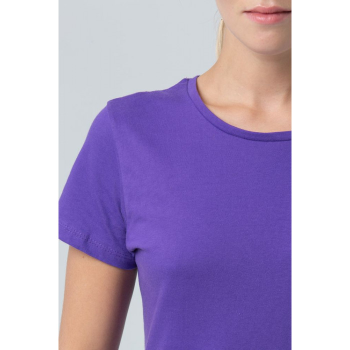 Футболка женская Miss 150 темно-фиолетовая, размер XL