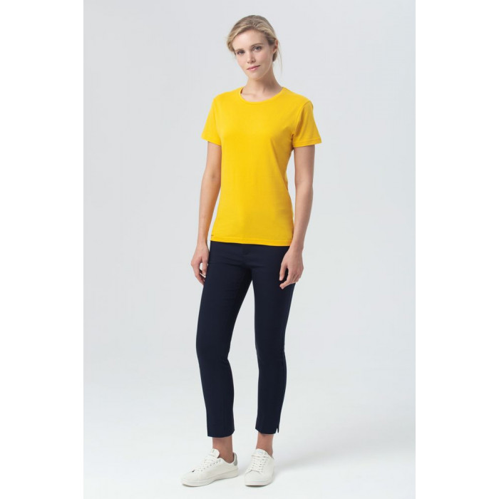 Футболка женская Miss 150 желтая, размер XL