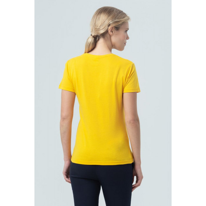 Футболка женская Miss 150 желтая, размер XL