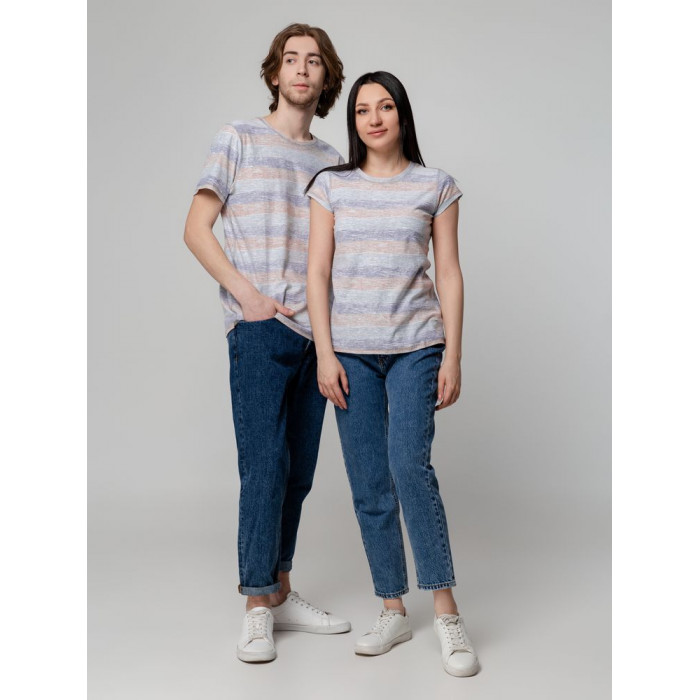 Футболка мужская RAYET двусторонняя, оранжевый/фиолетовый , размер XXL