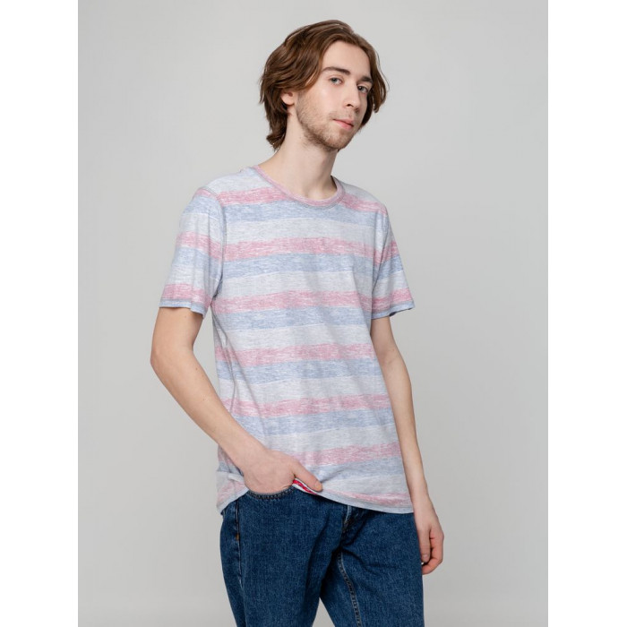 Футболка мужская RAYET двусторонняя, красный/синий, размер XXL