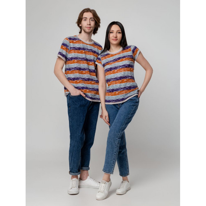 Футболка женская RAYET LADY двусторонняя, оранжевый/фиолетовый , размер XXL