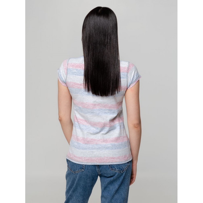 Футболка женская RAYET LADY двусторонняя, красный/синий, размер XXL