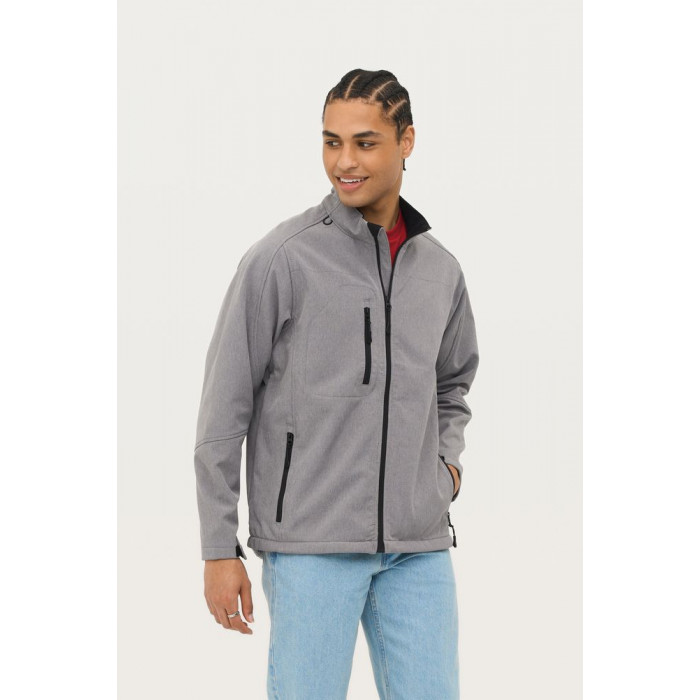 Куртка мужская на молнии Relax 340 черная, размер XXL