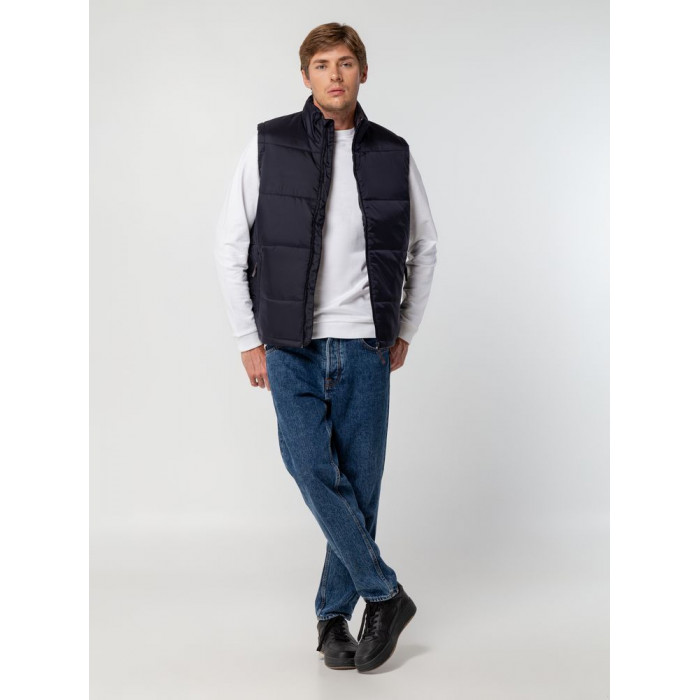 Жилет Warm темно-синий, размер XXL