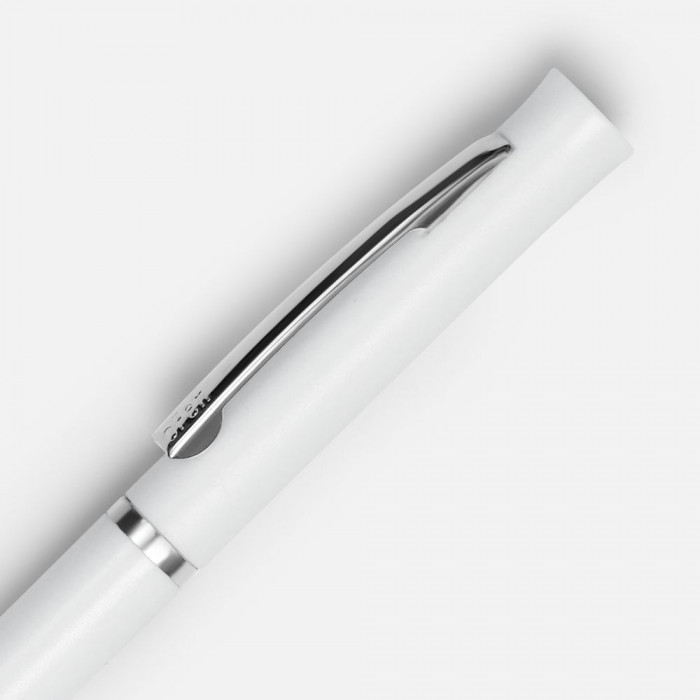 Ручка шариковая Euro Chrome, белая