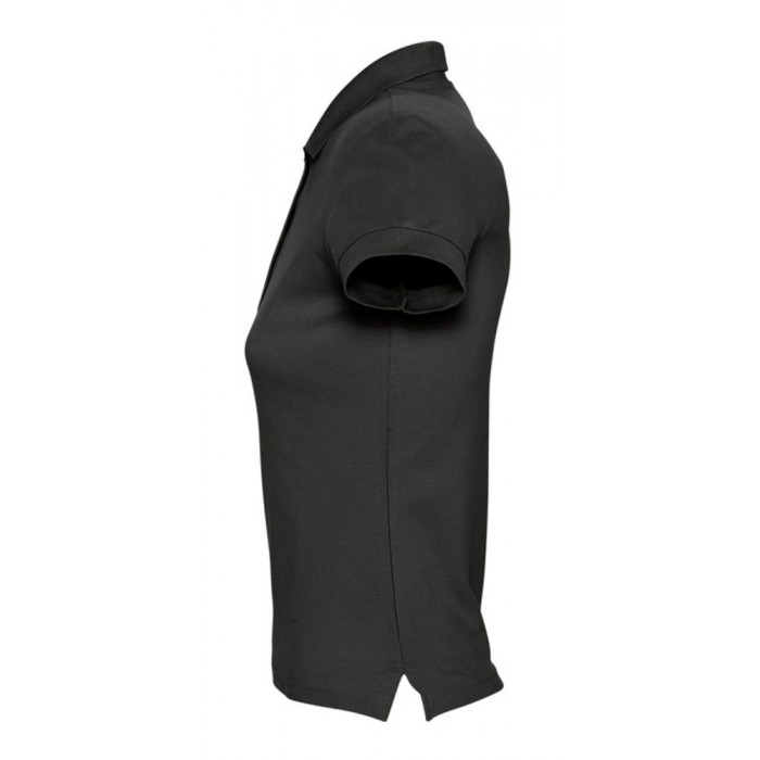 Рубашка поло женская Passion 170 черная, размер XXL