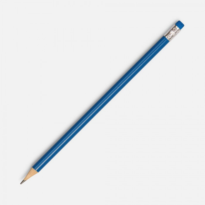 Карандаш простой Hand Friend с ластиком, синий