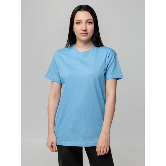 Футболка унисекс T-bolka 140, голубая, размер XXXL