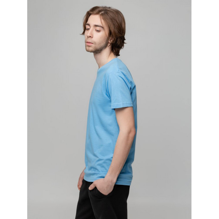 Футболка унисекс T-bolka 140, голубая, размер XXXL