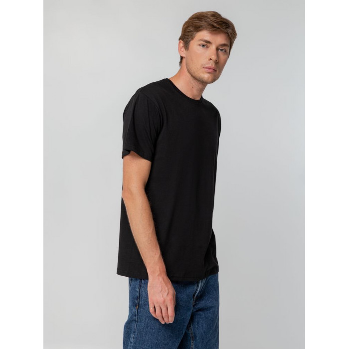 Футболка унисекс T-bolka 140, черная, размер XXXL