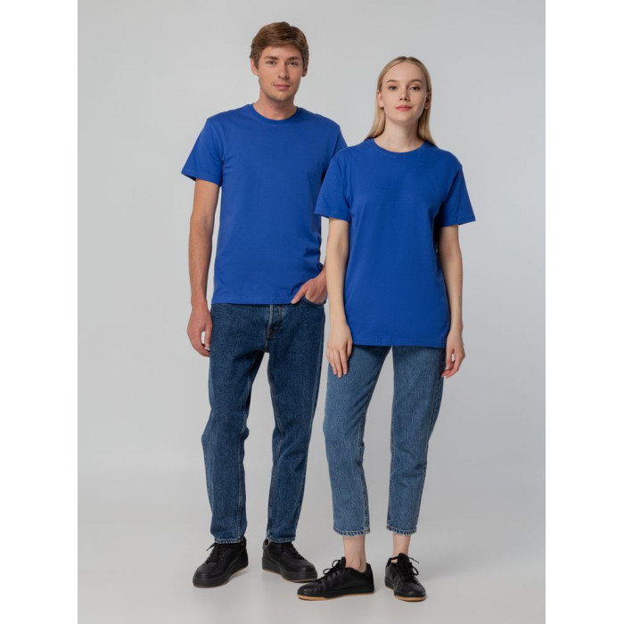 Футболка унисекс T-bolka 140, ярко-синяя, размер XXXL