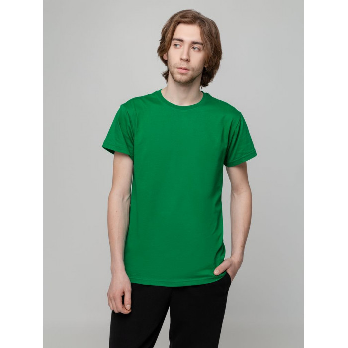Футболка унисекс T-bolka 140, темно-зеленая, размер XXXL