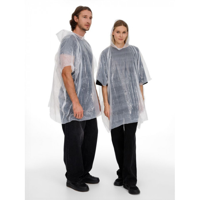 Дождевик в круглом футляре Nimbus, черный