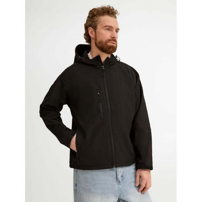 Куртка мужская с капюшоном Replay Men 340 черная, размер 3XL