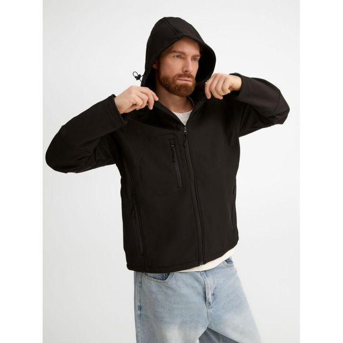 Куртка мужская с капюшоном Replay Men 340 черная, размер 3XL