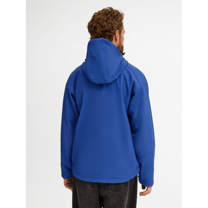 Куртка мужская с капюшоном Replay Men 340, ярко-синяя, размер 3XL