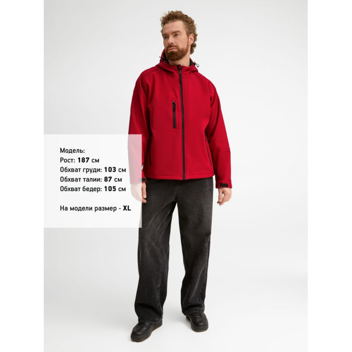 Куртка мужская с капюшоном Replay Men 340, красная