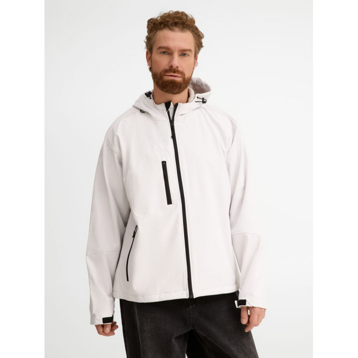 Куртка мужская с капюшоном Replay Men 340 белая, размер 3XL