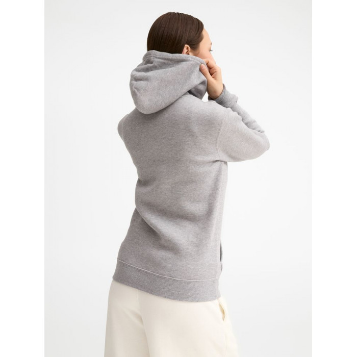 Толстовка женская на молнии с капюшоном Seven Women 290, серый меланж, размер XL