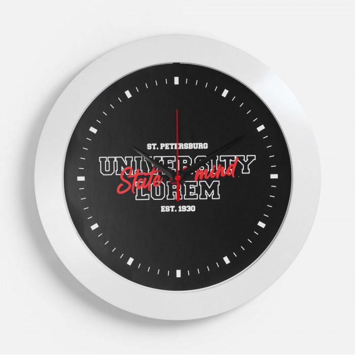 Часы настенные Vivid Large, белые