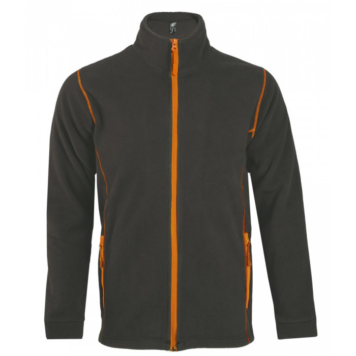Куртка мужская Nova Men 200, темно-серая с оранжевым