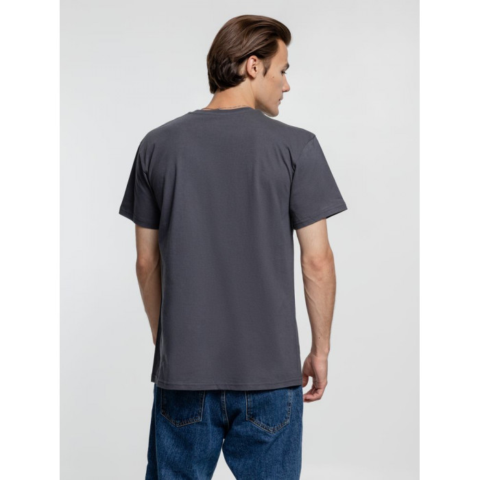 Футболка унисекс T-Bolka 160, темно-серая (графит), размер 5XL