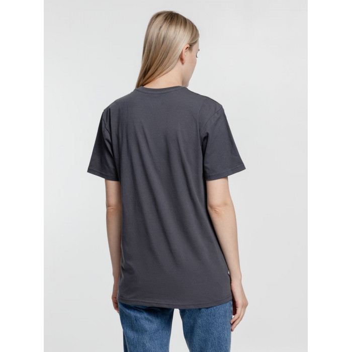 Футболка унисекс T-Bolka 160, темно-серая (графит), размер 5XL