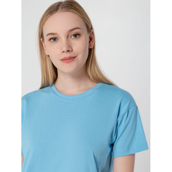 Футболка унисекс T-bolka 160, голубая, размер XXXL