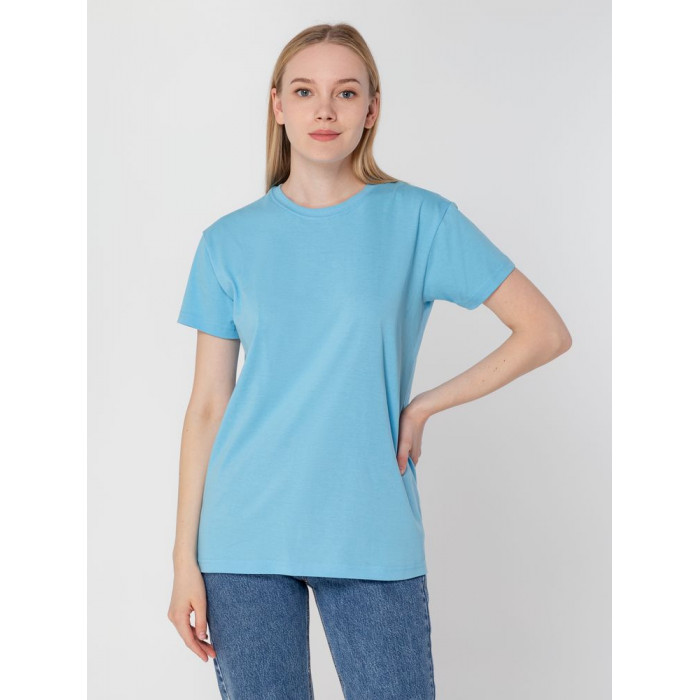 Футболка унисекс T-bolka 160, голубая, размер XXXL