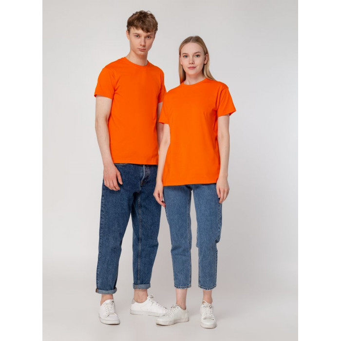 Футболка унисекс T-bolka 160, оранжевая, размер XXXL