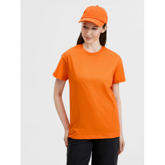Футболка унисекс T-bolka 160, оранжевая, размер XXXL