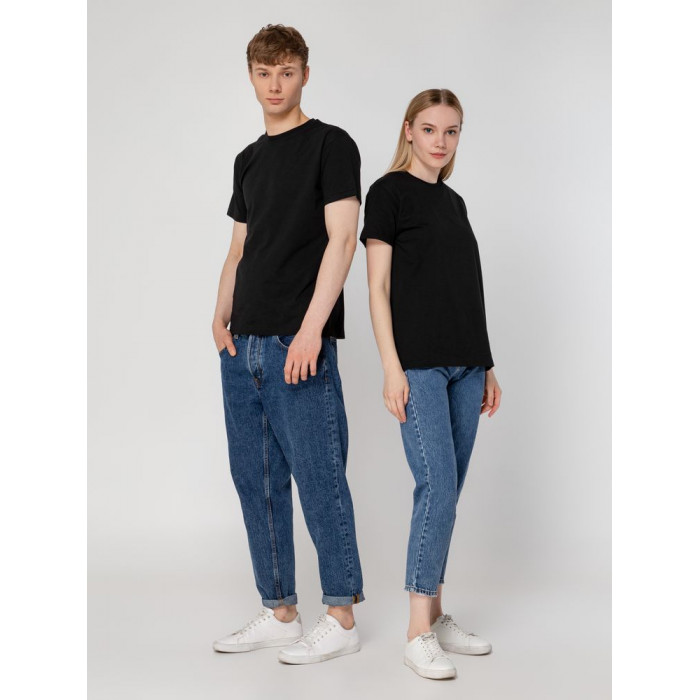 Футболка унисекс T-Bolka 160, черная, размер XXXL