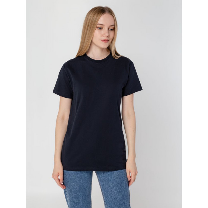 Футболка унисекс T-bolka 160, темно-синяя, размер XXXL